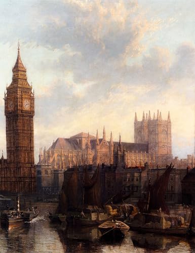 Peinture Moderne Westminster Pour Un Salon Chaleureux 60x90