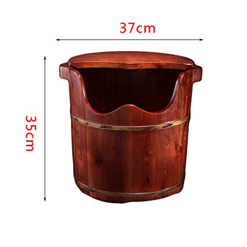 Barril de madera para baño de pies y spa miniatura 5