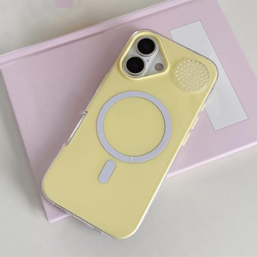 Coque iPhone 16 Plus jaune souple : stop à la surchauffe