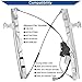 Obaee 748-525 Front Right Passenger Side Power Window Lift Regulator with Motor/ 6 Pins Compatible with Nissan Pathfinder Armada 2004/ Armada 05-13/ Titan 04-10/ Infiniti QX56 04-10