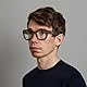 LONDON MOLE® Vegas Modebrille | Zero’s mit klaren Gläsern | Coole, übergroße quadratische/rechteckige/trapezförmige Rahmen | Herren Damen Unisex | Federgelenke