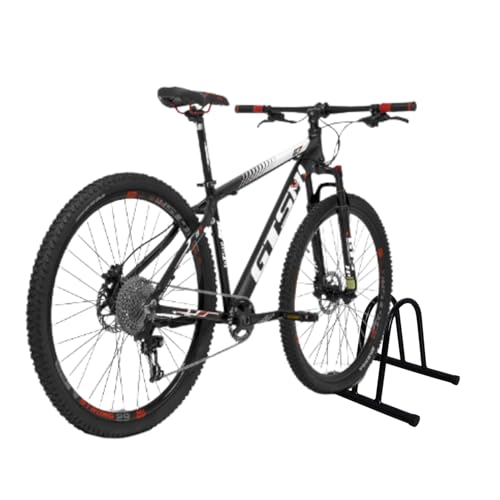 Suporte Bicicletário Porta Bike Leve De Chão 1 Vaga Single, Preto, Altmayer
