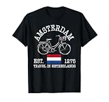 Amsterdam Souvenir Holanda Horizonte Holanda Holanda Camiseta