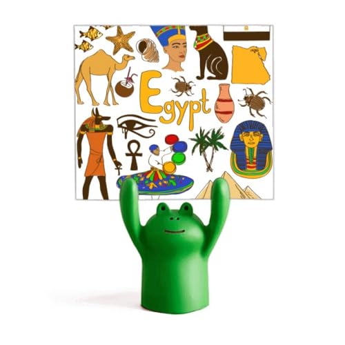 Support pour mémo grenouille Égypte, le cadeau déco original pour collègue