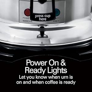 Hamilton Beach Commercial Coffee Urn & Hot Beverage Dispenser, 60 Cup Capacity, Polished Stainless Steel (D50065) Hamilton Beach Commercial Coffee Urn Hot Beverage Dispenser 60 Cup Capacity Polished Stainless Steel D50065