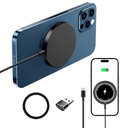 [Twofox] ワイヤレス充電器 マグセーフ充電器 最大15W出力 強力磁気吸着...