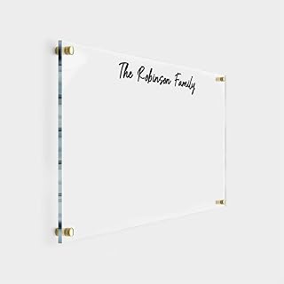 PERSONALIZED Acrylic Family Planner Wall Calendar - Dry Erase Board, Dry Erase Calendar, Custom Text Blank Calendar, Transparent Calendar (40"x28", Colorful Package)