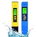 PH Meter TDS Meter Kit, Water pH Meter and 3 in 1 TDS&EC Water Tester Combo, ±0.01 pH Accuracy ±2% F.S Accuracy TDS/EC/Temperature Meter,for Hydroponics, Household Drinking, Aquarium