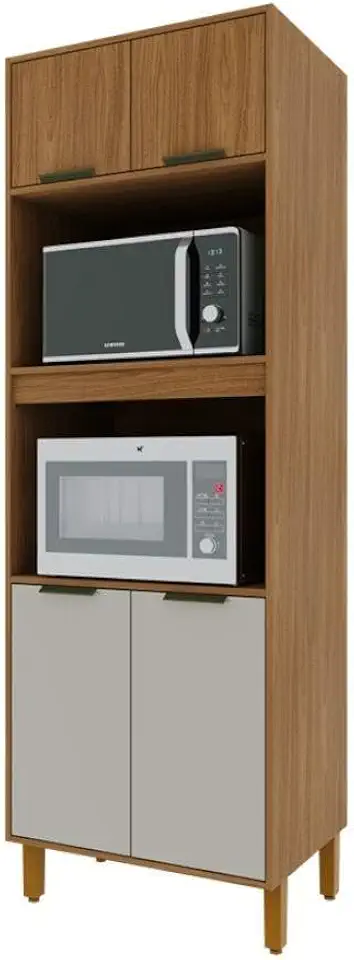 Kit Forno E Microondas Indekes 6191.1 Toronto 4 Portas 217x70x50cm