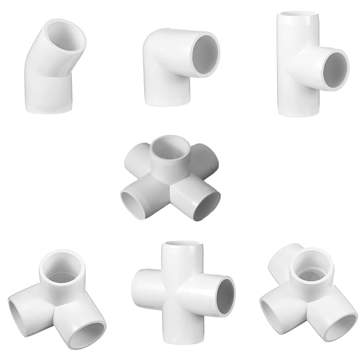 40 pieces upvc fittings set for all types of shed building, decoration,greenhouse house building heavy duty quality 1/2 inch upvc pipe fittings (B0CQT3PCT3) Amazon Price History, Amazon Price Tracker