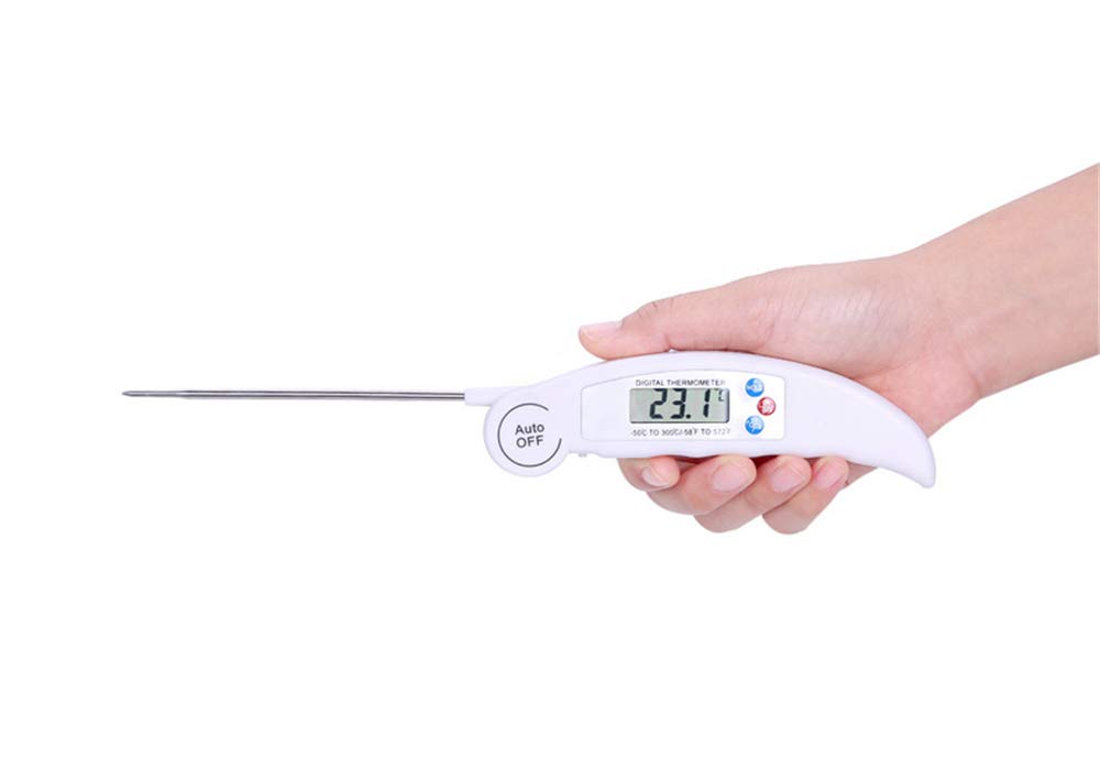 Onе-Dау Sаlе: Uр tо 70% оƒƒ Cooking Thermometer Kitchen Digital Instant Read for Meat Coffee Milk Waterproof Thermometer Probe for Liquid for Oil Fry