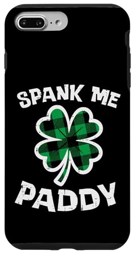 Prendi questo divertente disegno di San Patrizio Day Spank Me Paddy per il giorno di San Patrizio o come regalo di compleanno in costume irlandese! Indossa questo fortunato vintage grafico irlandese shenanigans tee outfit per uomini, donne, bambini, ragazzi ragazze il giorno di San Paddy