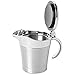 Produktbild Sauciere Küche Edelstahl-Doppelwand Insulated Sauciere Sauce Krug mit Deckel (750 ml),Silber
