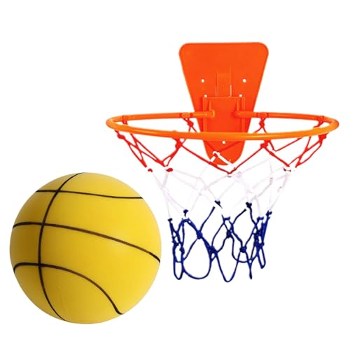 Balón de baloncesto silencioso de 9.7 pulgadas para entrenamiento en casa y regate interior