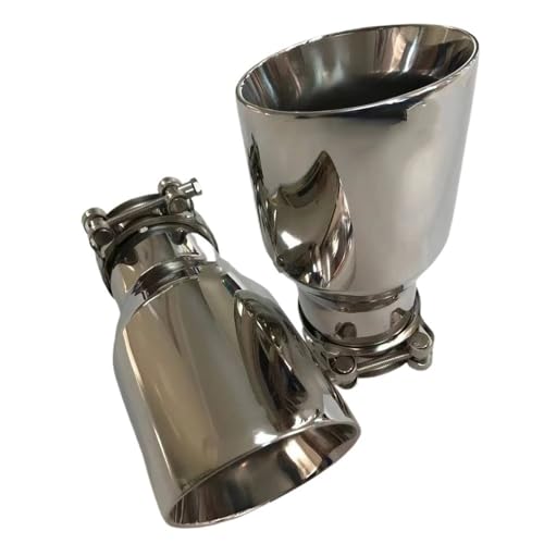Embout échappement en acier inoxydable au design biseauté élégant