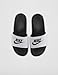 Nike Unisex Benassi JDI Sport Sandal, White/Black/Black, 13 US Men