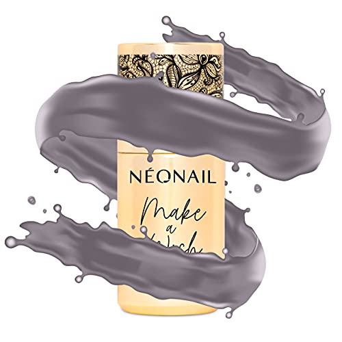 NEONAIL Limitierte UV Nagellack 10 ml SILVER GREY UV LED 3783-10