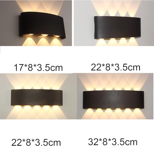 Lámpara de pared LED con sensor de movimiento exterior e interior impermeable IP65 2