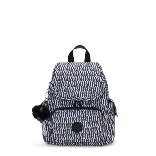 Kipling CITY PACK MINI Mochila pequeña, Holiday Waves (Azul)