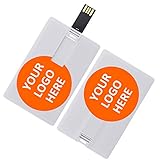 Custom Personal Company Logo/Photo/Text Gifts 8GB Credit Card Style USB Flash Drive Personalized Pendrive Memory Stick (8G & 1 PCS)