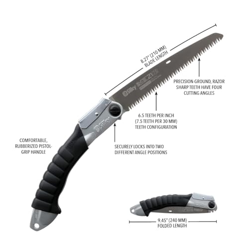 Silky Professional Series Super Accel Folding Saw 210mm LG Teeth miniatura 4