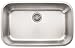 Franke OAX110 Oceania 29 15/16" x 18 15/16" x 8 7/8" 18 Gauge Undermount Single Bowl Stainless Steel Kitchen Sink