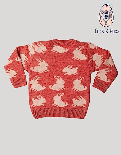 Image of CUBS & HUGS Full Sleeves Baby Woolen Sweater Pullover Cardigan