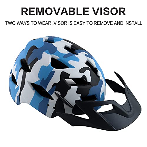 Kids Youth Bike Helmet, Adjustable Boys Girls Helmets From Children To Teen, Safety Certified And Multi-Sport Bicycle Scooter Helmet, 50-57 Cm #TOP1