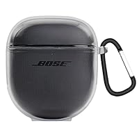 GIOPUEY Étuis Compatible Avec Bose QuietComfort 2024, Coque Silicone, Poids Léger, Antichoc, Portable - Blanc