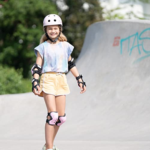Skatewiz Knee Pads For Kids - Impact Size Xs In Pink Black - Kids Knee Pads And Elbow Pads Set - Kids Knee Pads Skating Skate Pads - Knee Pads And Elbow Pads For Kids 6-8 #TOP6