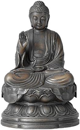 Toperkin Small Buddha Statues Bronze Sculptures Buda Home Decor TPFX-B135