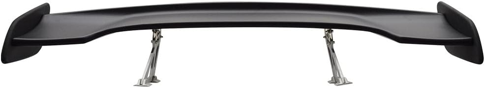 57" High Stand Rear GT Wing ABS Black Trunk Spoiler