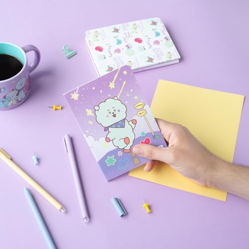 Grupo Erik A6 Notebook Set - BT21 Kawaii Stationery | 3 A6 Notebooks - Lined, Plain, Dotted - 32 sheets (64 pages) | RJ BT21 Merch, Kawaii Stuff, Cute Stationery Gifts Under 15 Pounds - Image 3