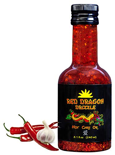 Spicy Garlic Chili Oil Drizzled with Red Dragon Flavor