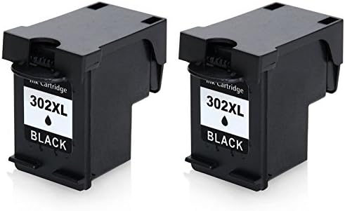 Ink Jungle 2x 302XL Black Ink Cartridges For HP DeskJet 1110 2130 2132 2133 2134 3630 3632 3633 3634 3636 3637 3638 ENVY 4520 4521 4522 4523 4524 4525 4527 4528 Printers