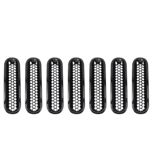 Calandre de voiture Jeep Wrangler JK 2007-2015 calandre de pare-chocs avant noir