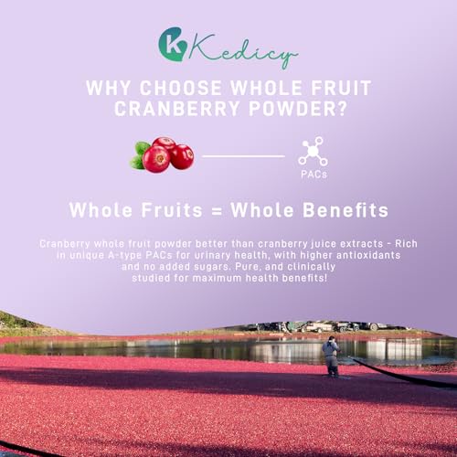 Kedicy Cranberry Pills with Whole Fruit Powder