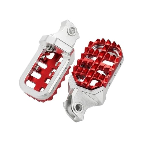 Repose-pieds moto 450 en alliage robuste avec pédale renforcée