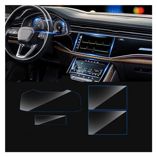 Verre trempé tactile pour GPS de voiture A6 C8 A7 protection écran acier anti choc