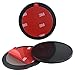 Disques de Fixation Adhésifs avec Autocollant 3 M , Cuxwill Lot de 3 Disques AdhéSifs pour Tableau de Bord (90mm) pour Fixation GPS, Support TéLéPhone de Voiture, CaméRa de Tableau de Bord Sat Nav