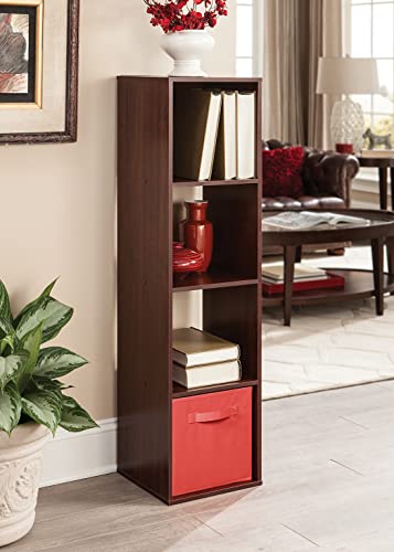 Closetmaid 1037 Cubeicals Organizer, 4-Cube, Dark Cherry #TOP5