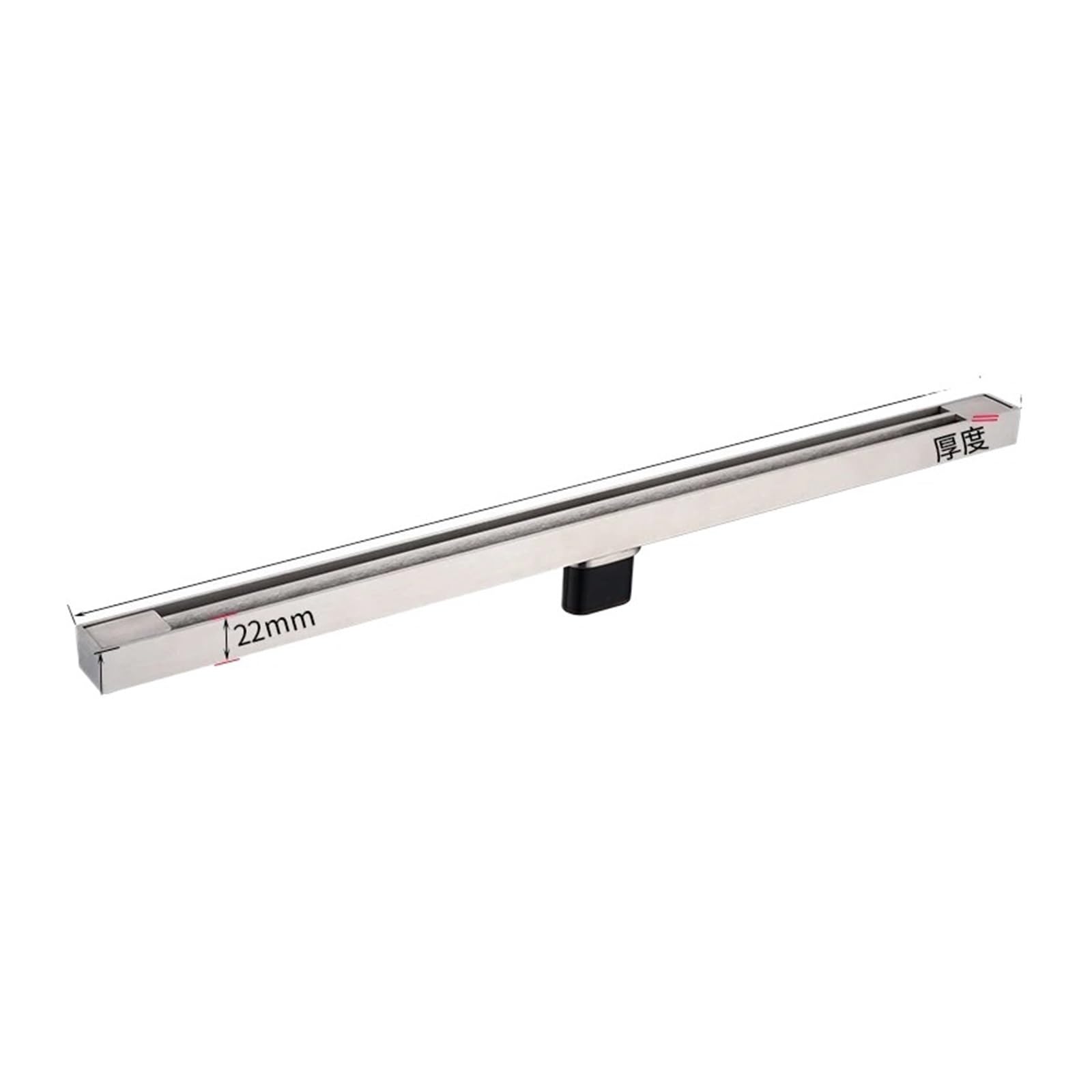 Caniveau de sol linéaire en inox 304 pour aménagement de douche italienne épurée