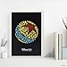 Disney Pixar Ball Framed Wood Wall Decor - Vintage Luxo Ball Picture for Home Decorating