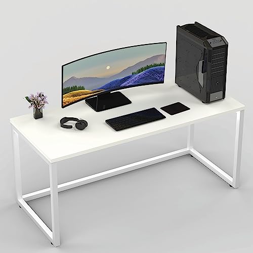Image of Honey Touch Lizon Metal & Wood Workstation Desk for Home Office | Modern Computer Table for PC, Laptop & WFH | Minimalistic Study Desk with Strong Frame