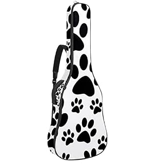 Hondank Housse imperméable pour guitare acoustique avec double bandoulière et poche Motif cercles abstraits, Multicolore… - Les Beatles, Paul McCartney, John Lennon, RIngo Starr, George Harrison