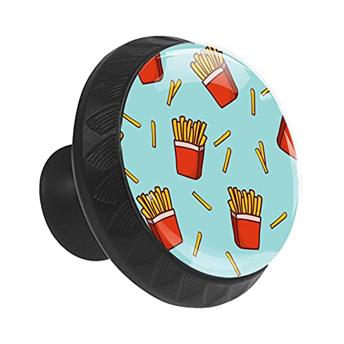 Boutons de tiroir frites de restauration rapide commode chambre 12 pces