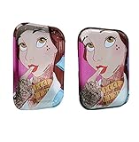 Favela 420- Metal Rolling Tray Rock and Roll Girl 11' x 6.7' Large - Rolling Trays & Accessories -...
