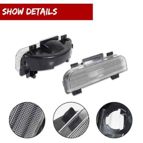 2PCS Clear Lens Tailgate Reverse Backup Lights Lamps miniatura 3