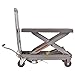 500LB Rolling Table Cart Lift Scissor Hydraulic Cart Elevating W/Foot Pump Dolly Utility Trolley Shelf Steel Heavy Duty