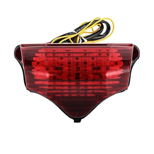 Feu stop moto LED rouge avec clignotants intégrés pour FZ6 Fazer 2004-2009